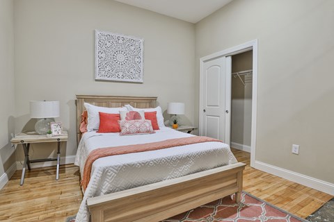 Floor plan for 1 bed, 1 bath